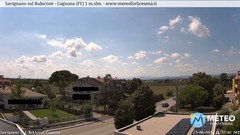 view from Savignano sul Rubicone on 2025-08-23