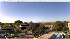 view from Savignano sul Rubicone on 2025-08-31