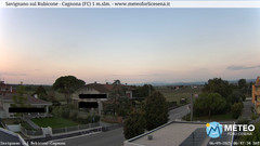 view from Savignano sul Rubicone on 2025-09-06