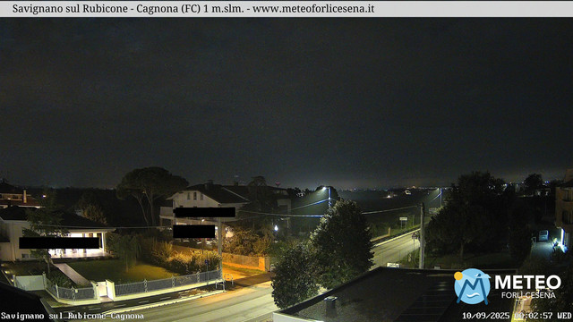 time-lapse frame, Savignano sul Rubicone webcam