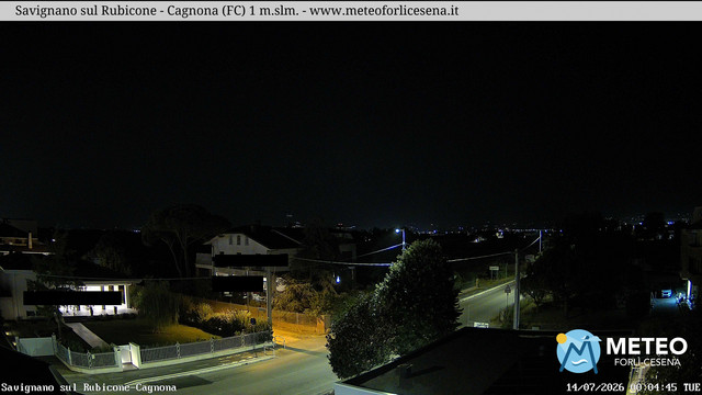 time-lapse frame, Savignano sul Rubicone webcam
