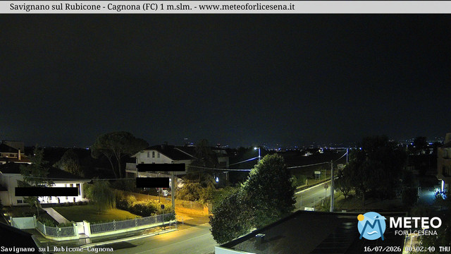 time-lapse frame, Savignano sul Rubicone webcam