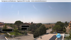view from Savignano sul Rubicone on 2026-08-01