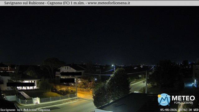 time-lapse frame, Savignano sul Rubicone webcam
