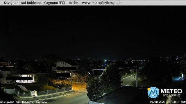time-lapse frame, Savignano sul Rubicone webcam
