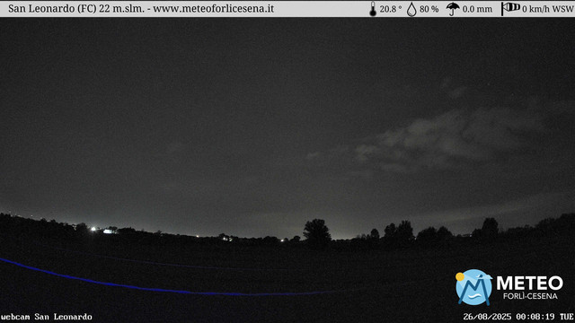 time-lapse frame, San Leonardo webcam