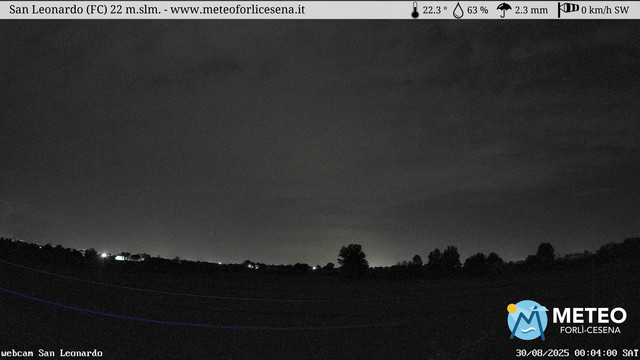 time-lapse frame, San Leonardo webcam