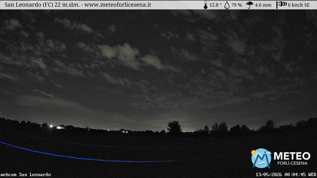 time-lapse frame, San Leonardo webcam