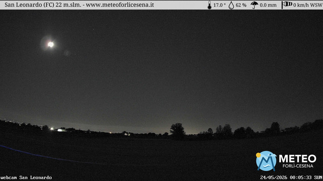 time-lapse frame, San Leonardo webcam