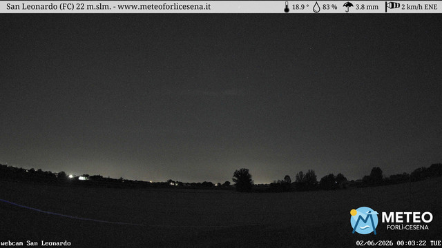 time-lapse frame, San Leonardo webcam
