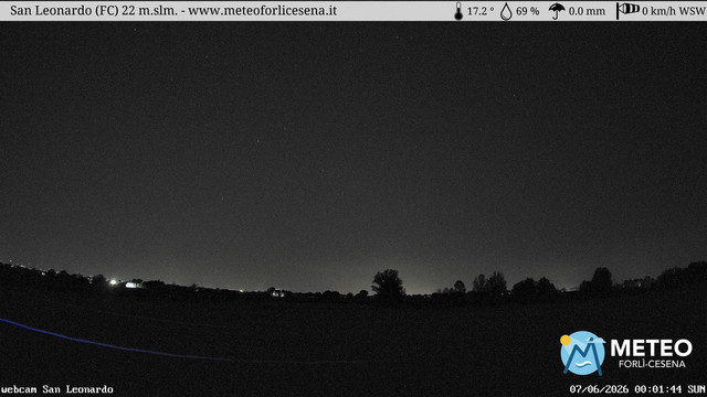 time-lapse frame, San Leonardo webcam