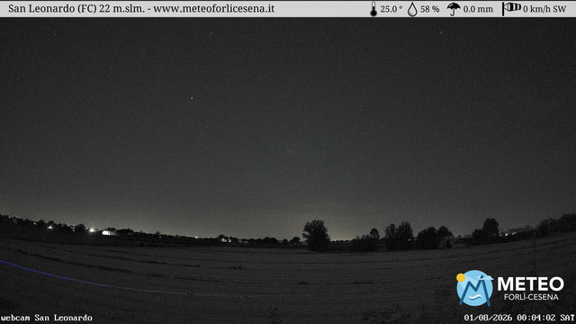 time-lapse frame, San Leonardo webcam