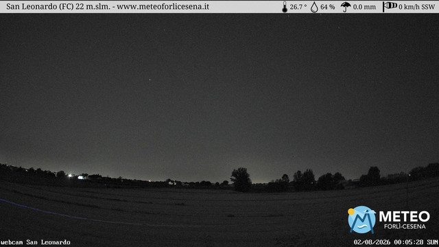 time-lapse frame, San Leonardo webcam