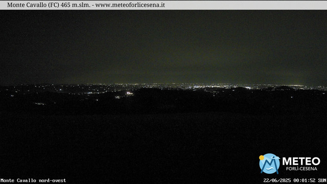 time-lapse frame, Monte Cavallo Nord webcam
