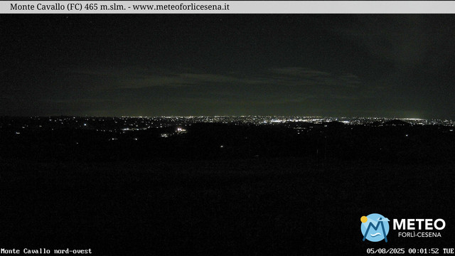time-lapse frame, Monte Cavallo Nord webcam