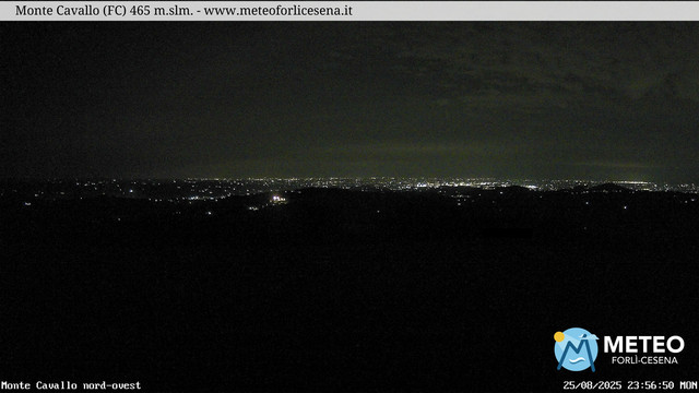 time-lapse frame, Monte Cavallo Nord webcam