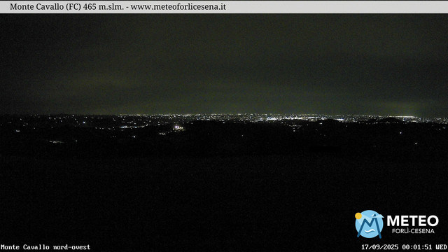 time-lapse frame, Monte Cavallo Nord webcam