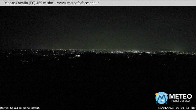 time-lapse frame, Monte Cavallo Nord webcam