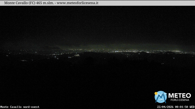 time-lapse frame, Monte Cavallo Nord webcam
