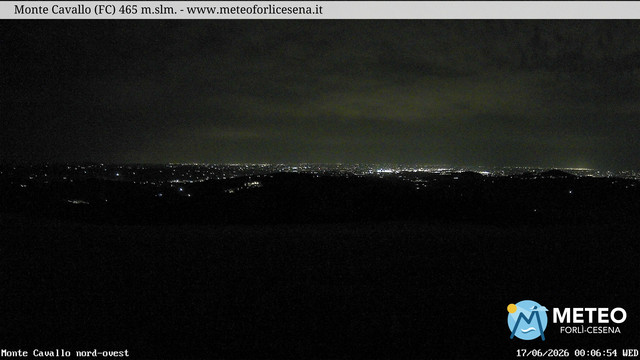 time-lapse frame, Monte Cavallo Nord webcam