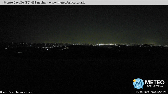 time-lapse frame, Monte Cavallo Nord webcam