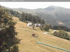 view from Alpe di Mera - Arrivo pista Baita e campo scuola on 2025-06-30