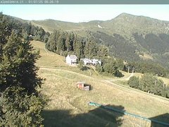 view from Alpe di Mera - Arrivo pista Baita e campo scuola on 2025-07-01