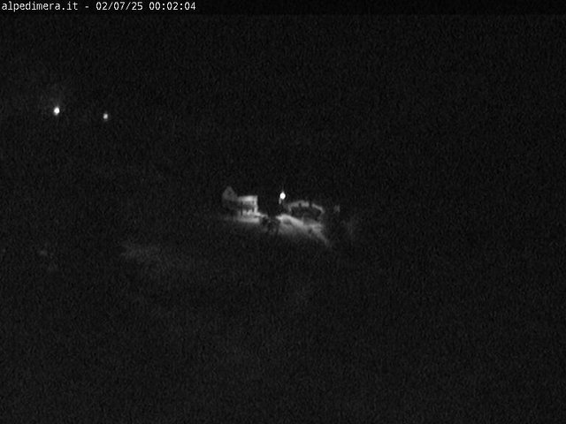 time-lapse frame, Alpe di Mera - Arrivo pista Baita e campo scuola webcam