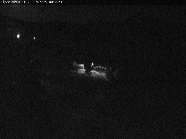 time-lapse frame, Alpe di Mera - Arrivo pista Baita e campo scuola webcam