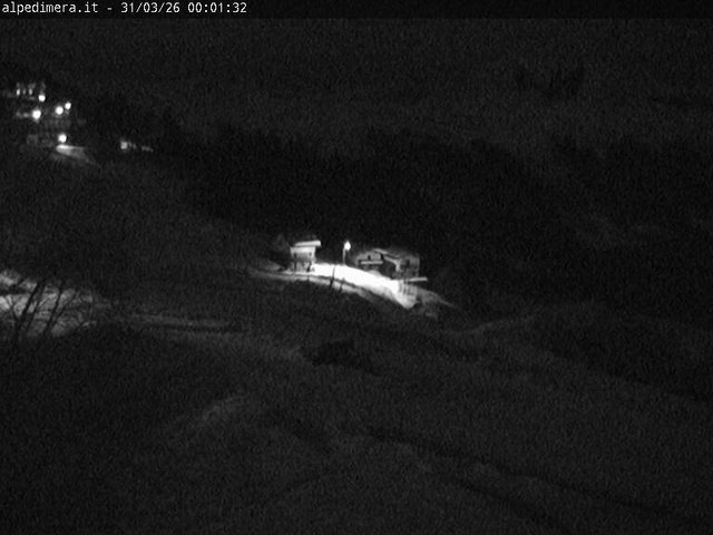 time-lapse frame, Alpe di Mera - Arrivo pista Baita e campo scuola webcam