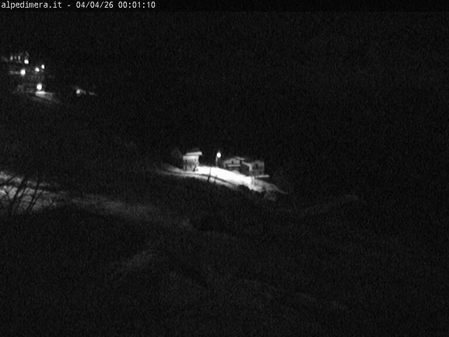 time-lapse frame, Alpe di Mera - Arrivo pista Baita e campo scuola webcam