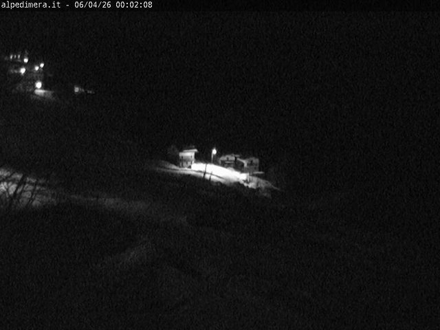 time-lapse frame, Alpe di Mera - Arrivo pista Baita e campo scuola webcam