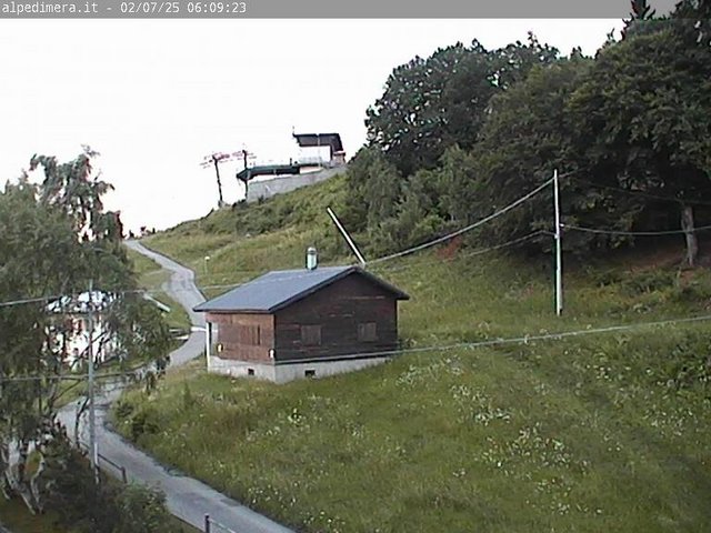 time-lapse frame, Alpe di Mera - Arrivo seggiovia Capricorno webcam