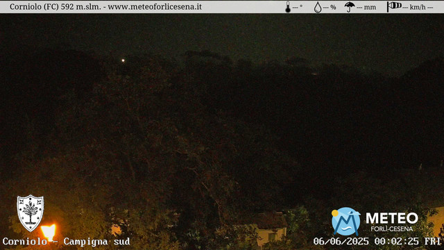 time-lapse frame, Corniolo webcam