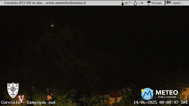 time-lapse frame, Corniolo webcam