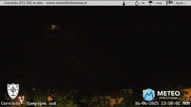 time-lapse frame, Corniolo webcam