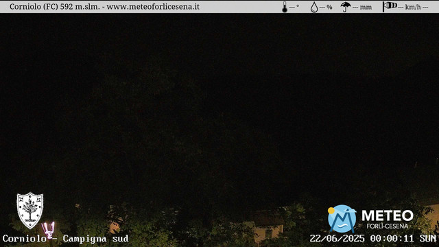 time-lapse frame, Corniolo webcam