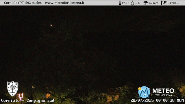 time-lapse frame, Corniolo webcam
