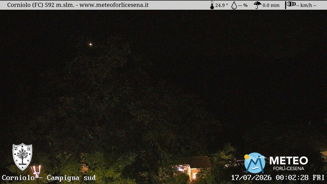 time-lapse frame, Corniolo webcam