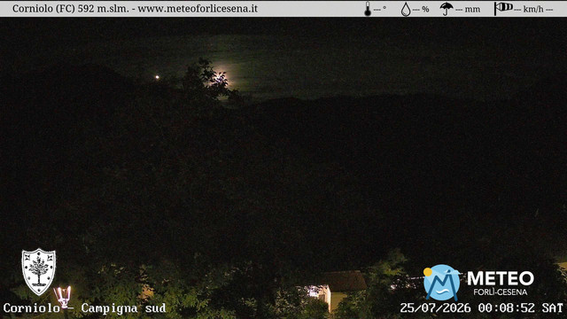 time-lapse frame, Corniolo webcam