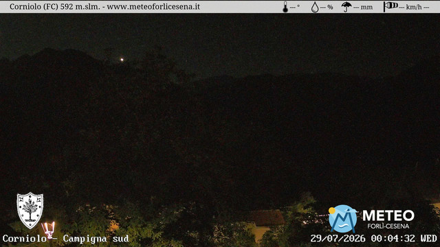 time-lapse frame, Corniolo webcam