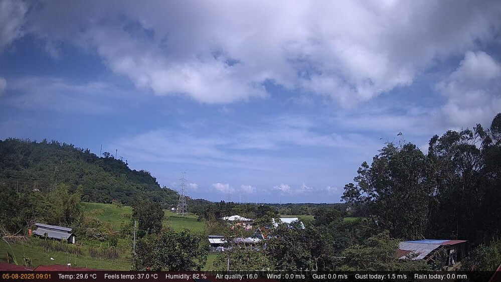 time-lapse frame, Bauang Weathercam webcam