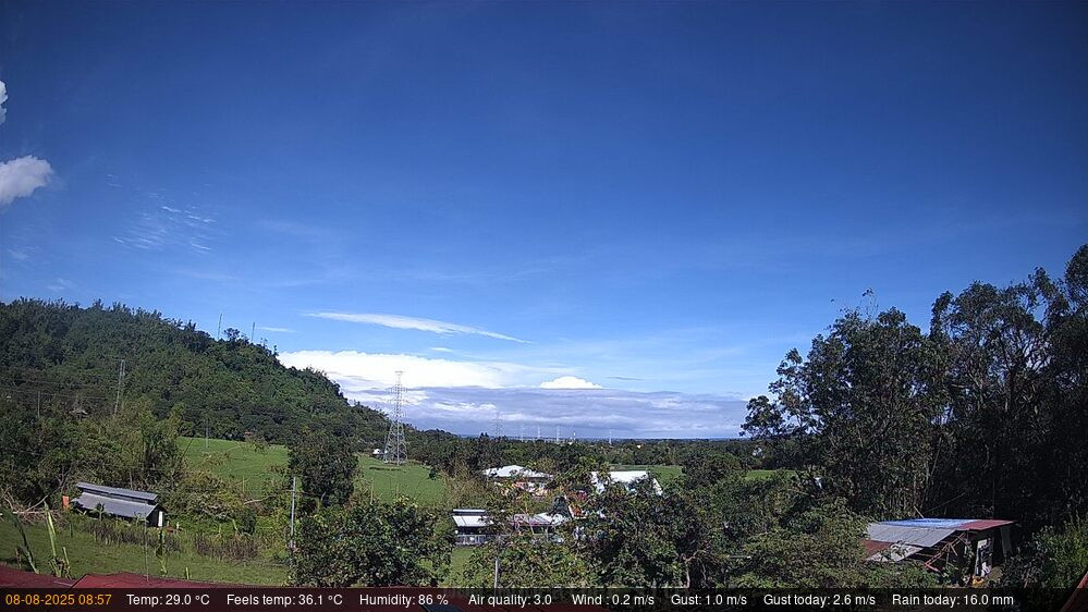 time-lapse frame, Bauang Weathercam webcam