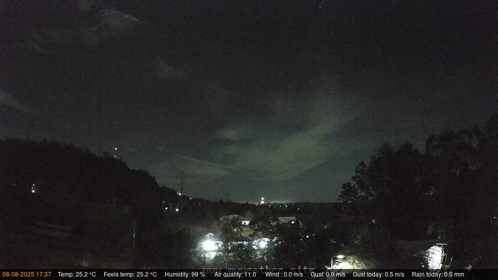 time-lapse frame, Bauang Weathercam webcam