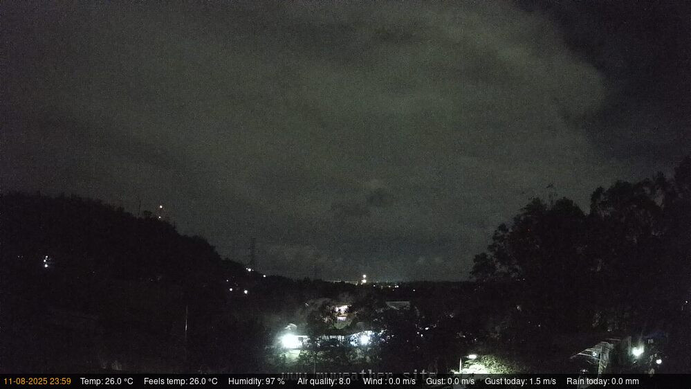 time-lapse frame, Bauang Weathercam webcam