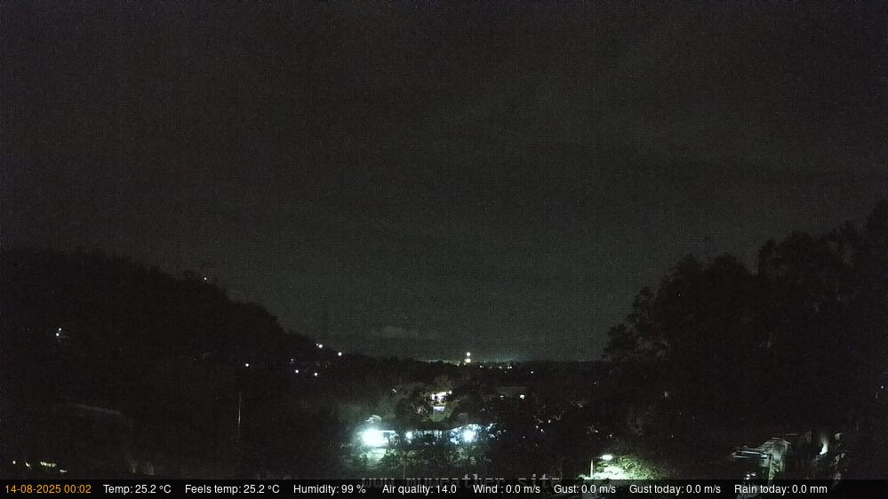 time-lapse frame, Bauang Weathercam webcam