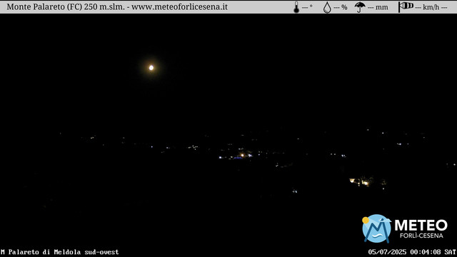 time-lapse frame, Monte Palareto webcam