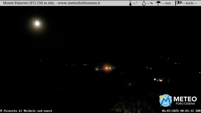 time-lapse frame, Monte Palareto webcam