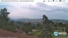 view from Monte Palareto on 2025-07-06