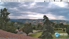 view from Monte Palareto on 2025-07-13